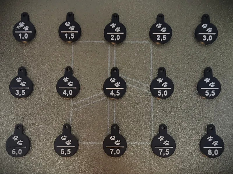 Needle Size Marker Set