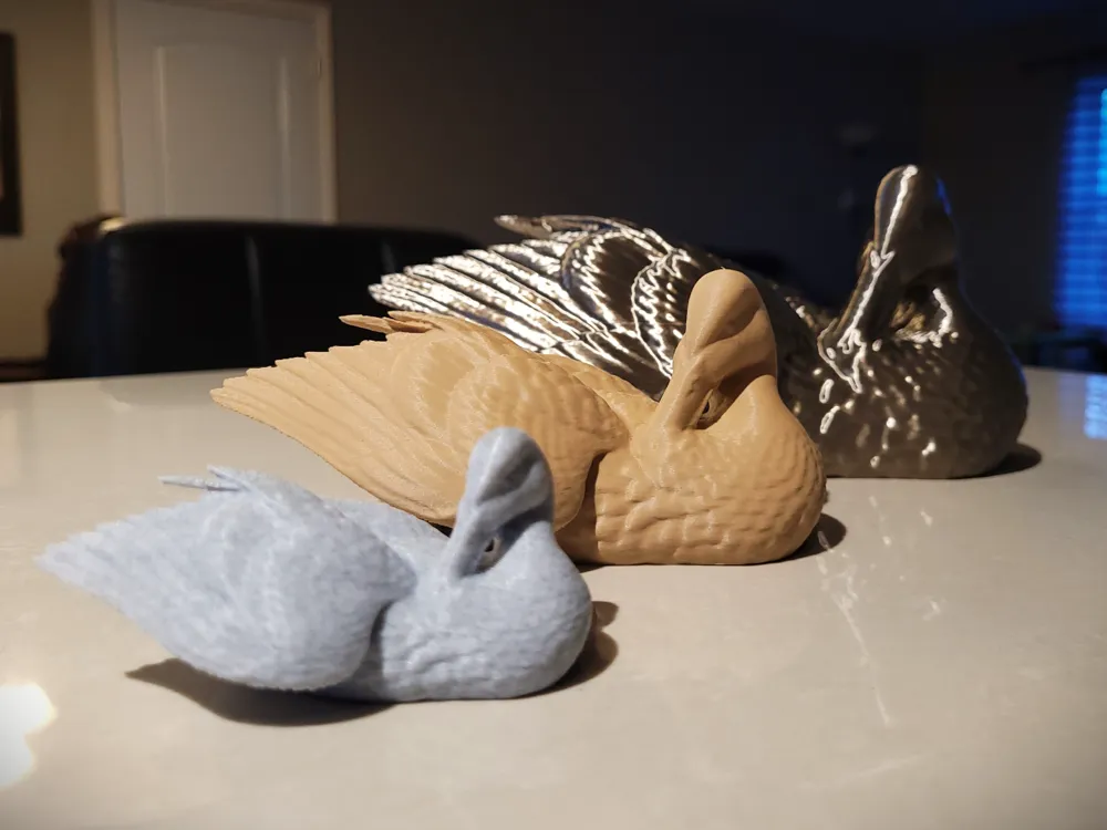 HQ Female Duck Sculpture Ornament by JS DESIGN - MakerWorld