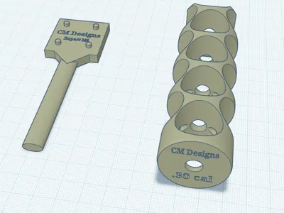 Impact M4 Baffle and Tool for Stock moderator