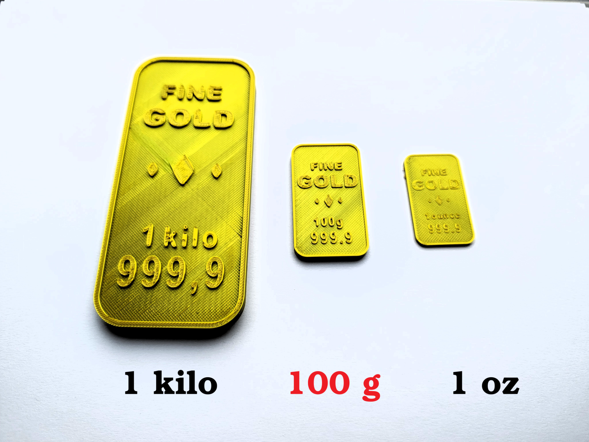 Gold Bullion Bar – 100 g