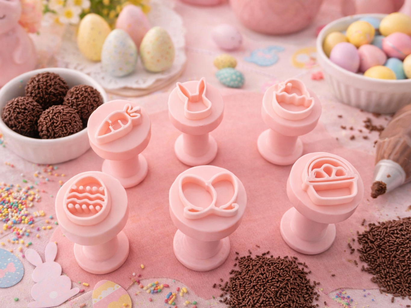 Carimbos de Brigadeiro – Tema Páscoa