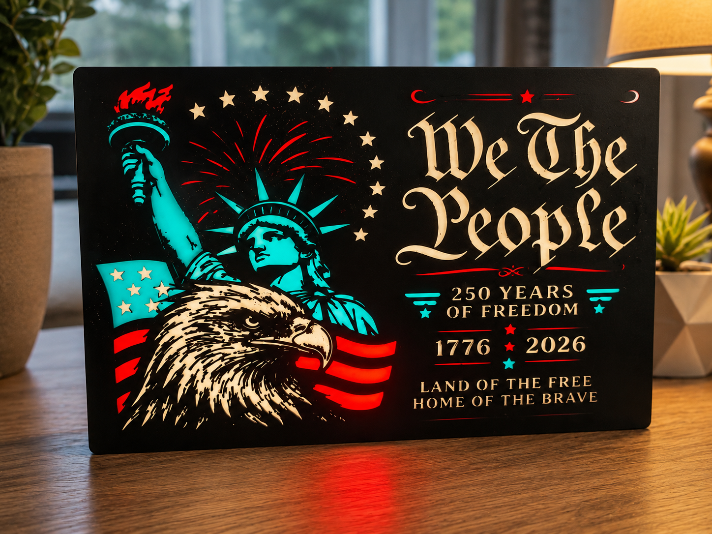 America 250 Light Box (1776–2026)