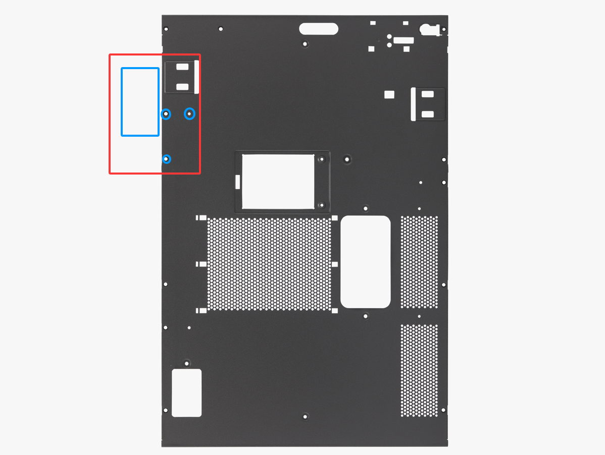 Miniatura 1 do modelo 3D 竖向变轨器支架丨垂向耗材变轨器支架