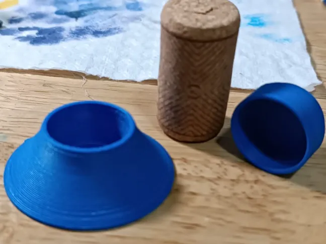 Miniature holder to use with leftover corks