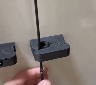 Fishing Rod holder - Print in Place (with spring)
