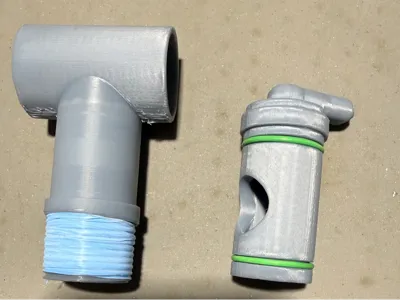 1" NPT Thumb Valve for chemical jugs