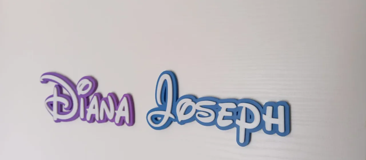 Disney Font Customizable Tag view 3