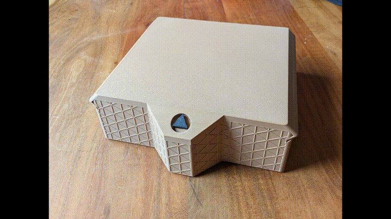 Elegant Modular Storage Box with Textured Base