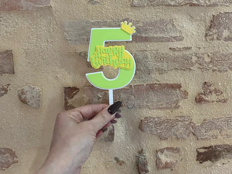 5rd birthday cake decoration