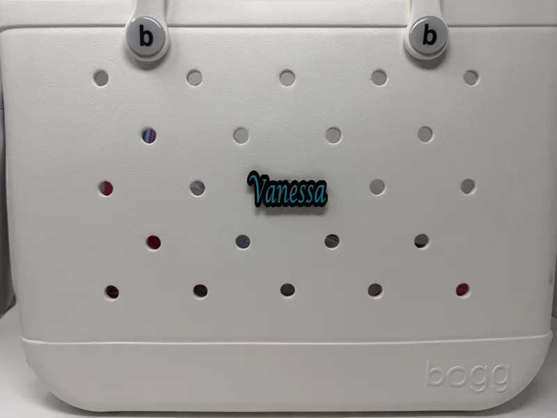 Bogg Bag Name Charm (Vanessa)