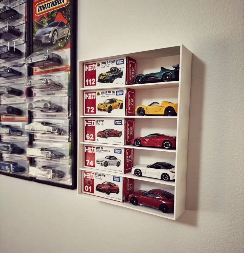 Tomica Display 5 Car (Wall + Table)