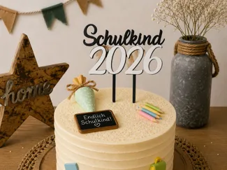 Schulkind 2026 "Cake Topper" " Torten Topper"