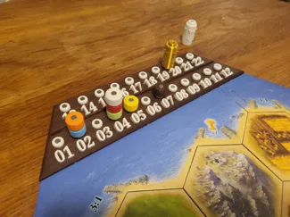 Victory point counter for Settlers of Catan