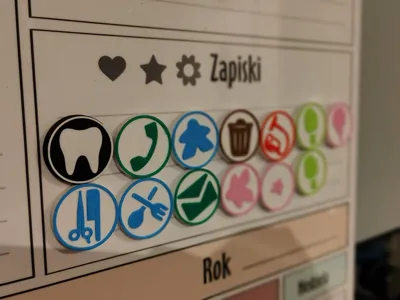 Fridge Magnets Planner Set1