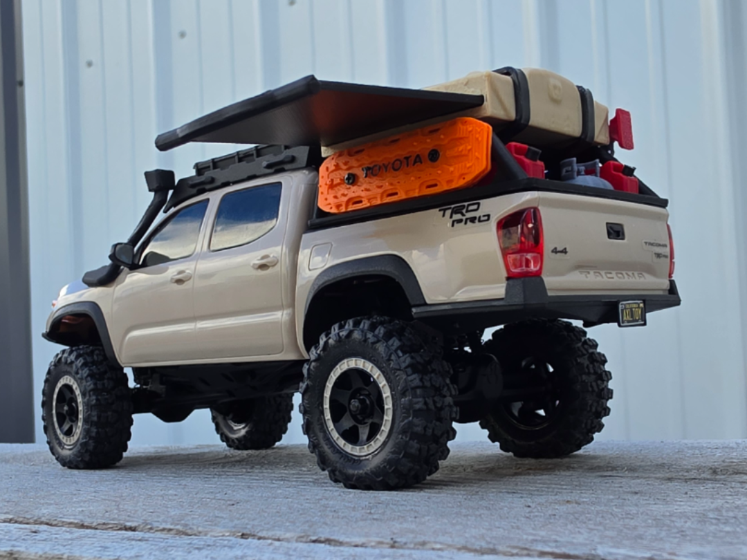 Scx30-Tacoma Rack tent with awning - 1