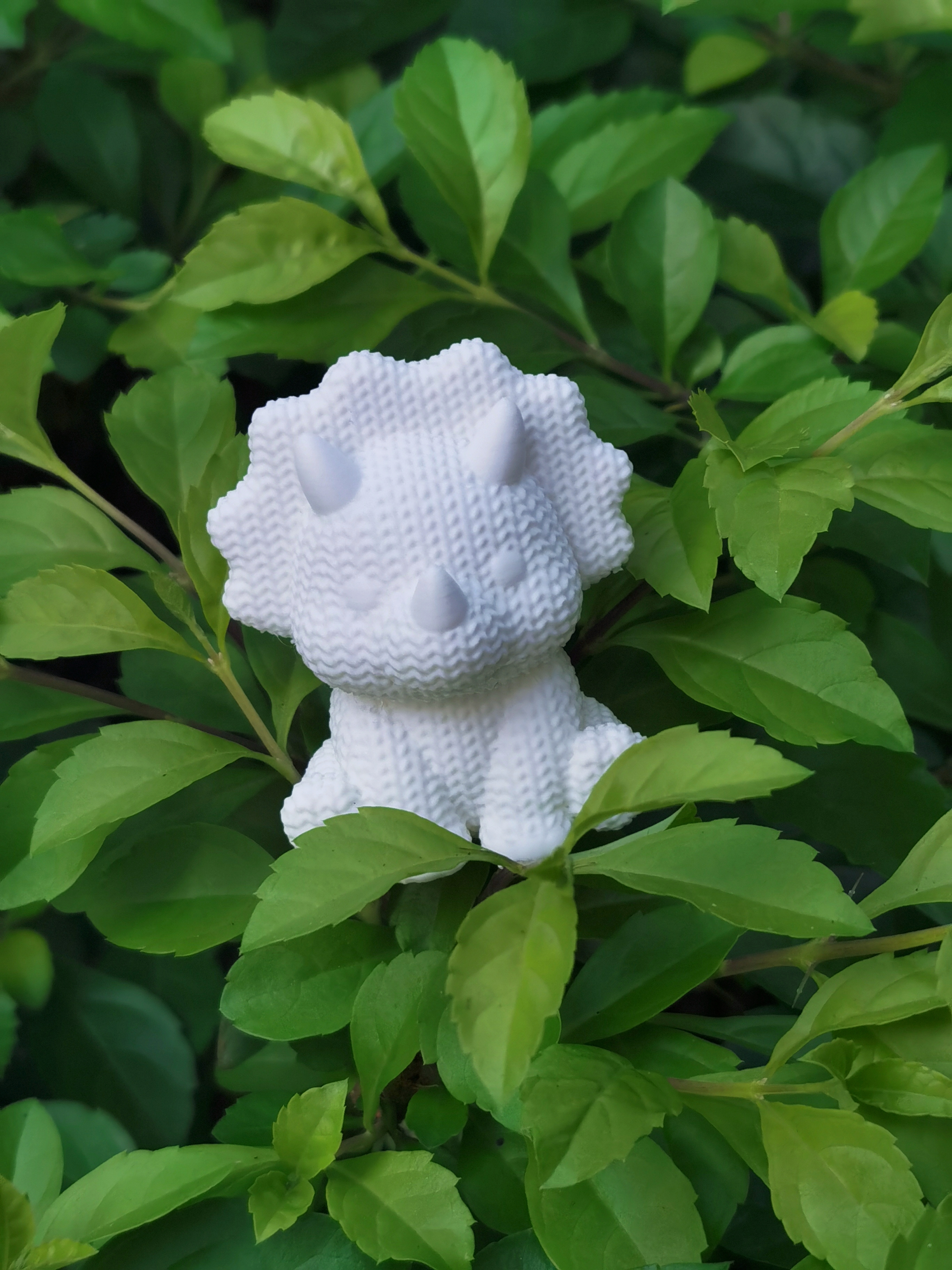 Miniatura 2 do modelo 3D 针织迷你可爱三角龙