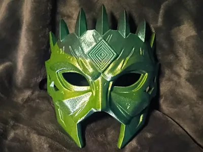 Mask of Pointed Blades / Wall Art