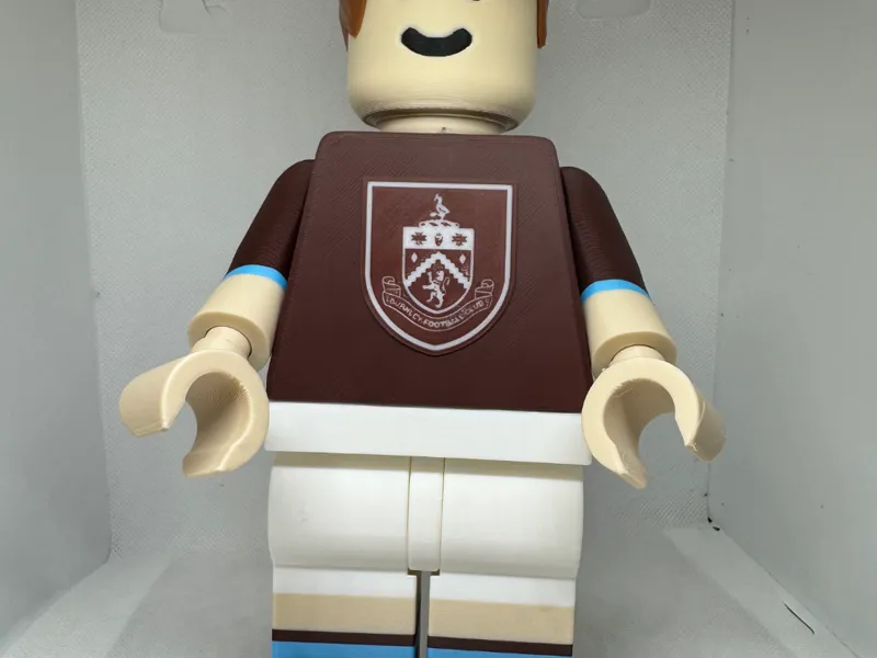 Burnley FC big brick man figure