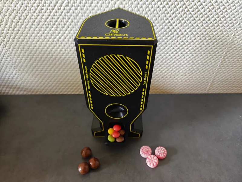 Orbix Print in Place Candy Dispenser