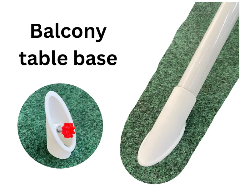 Balcony table base