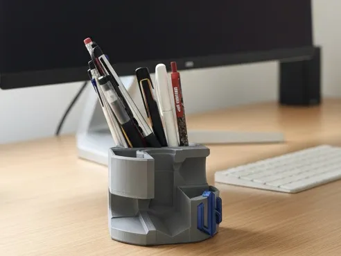 Pen holder testing block hydraulics