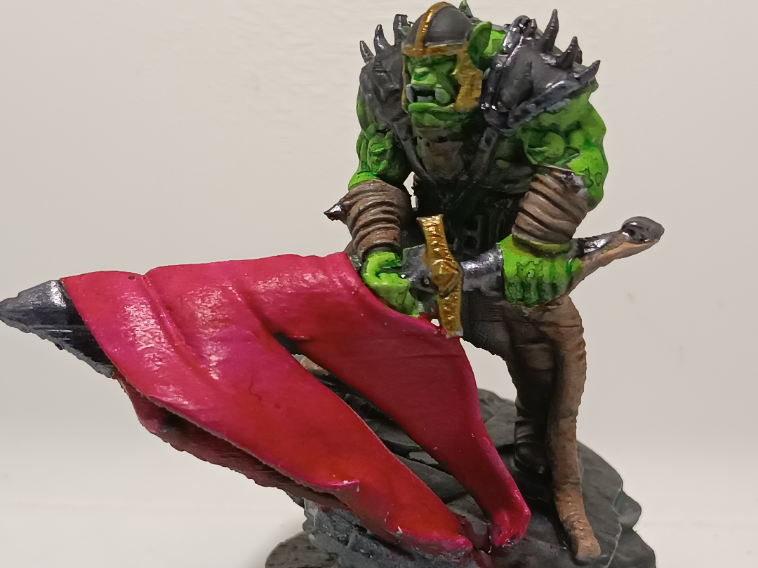 supportless Orc warrior with a big sword