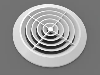 Circular Vent Grille 140mm - Replacement Part