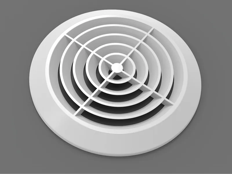Circular Vent Grille 140mm - Replacement Part