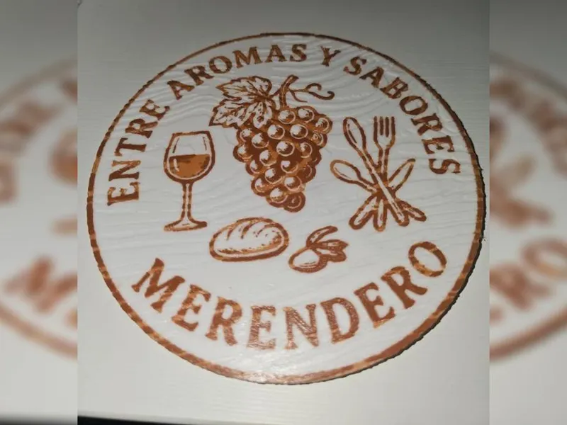 CARTEL CON TEXTURA DE MADERA