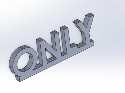 ONLY sign