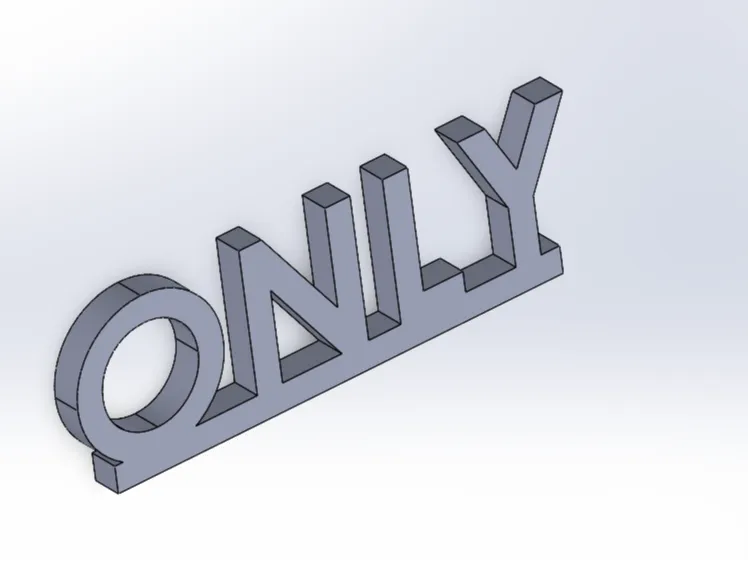 ONLY sign