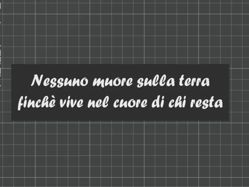 targa film Coco:nessuno muore sulla terra finchè..