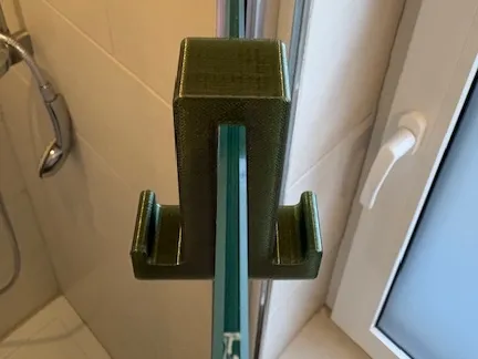 Duschhaken für Glaswand 6mm beidsetig