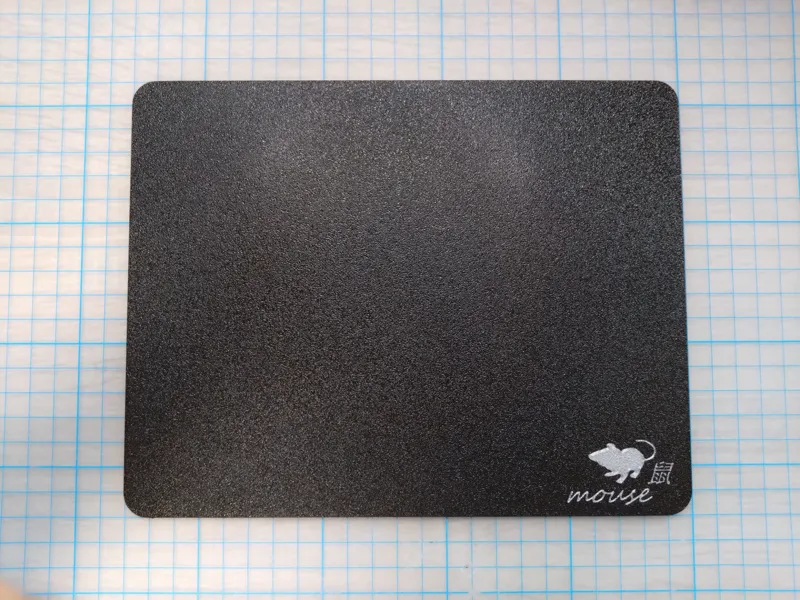 MOUSEPAD 鼠 0.4mmノズル使用 230×180mm PAD面下配置印刷