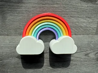 Rainbow kids decoration 