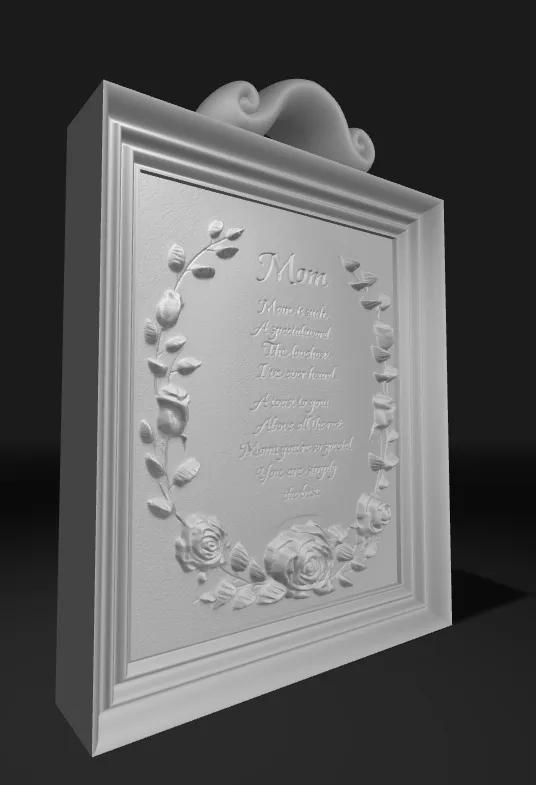 3d Poem Display Example Mothers day poem by Legacy Constructs MakerWorld: Download Free 3D Models