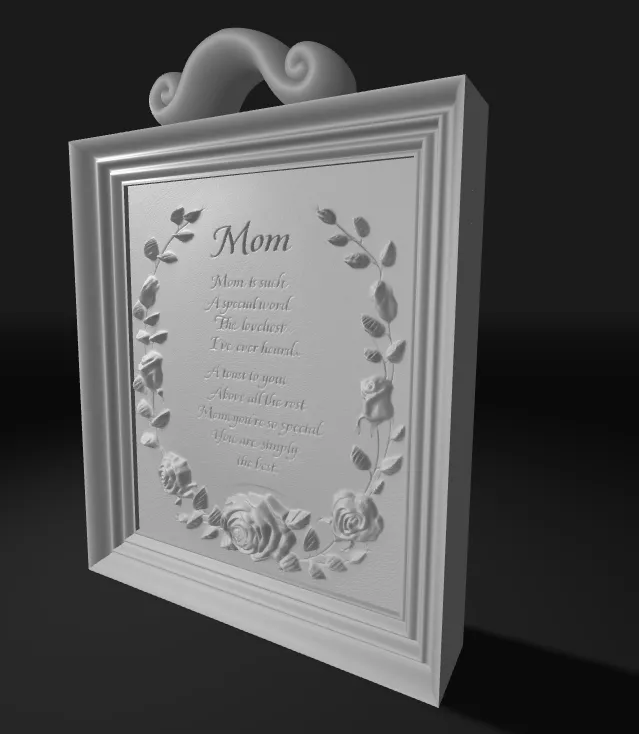 3d Poem Display Example Mothers day poem by Legacy Constructs MakerWorld: Download Free 3D Models
