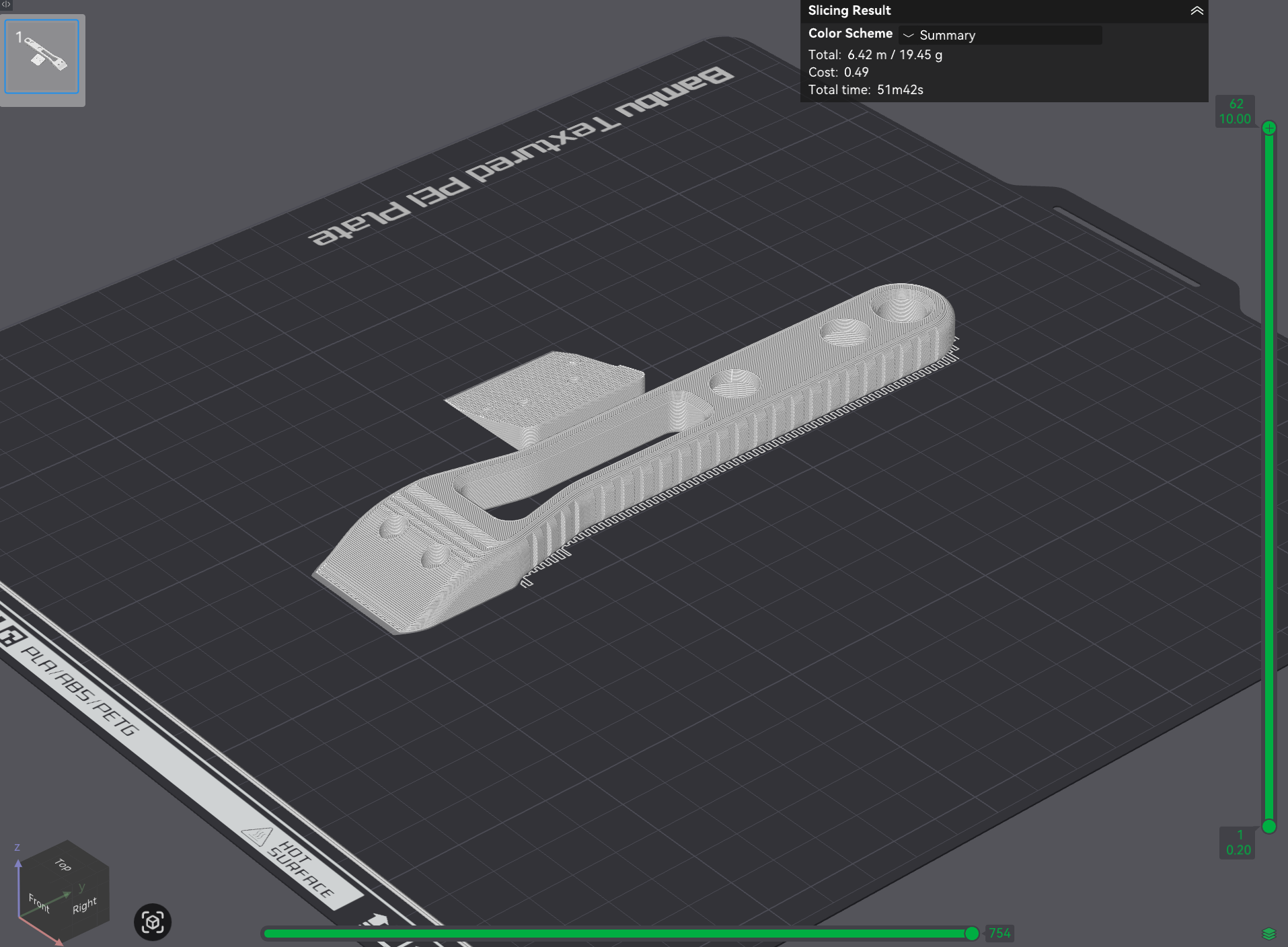 Miniatura 5 do modelo 3D The perfect bed scraper