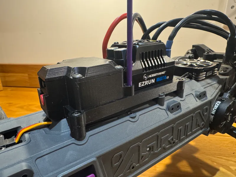 Arrma Gorgon/Quake ESC mount/receiver box - Max10