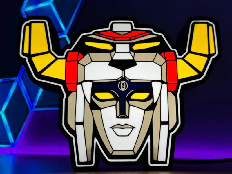 V Robot Head Light Box