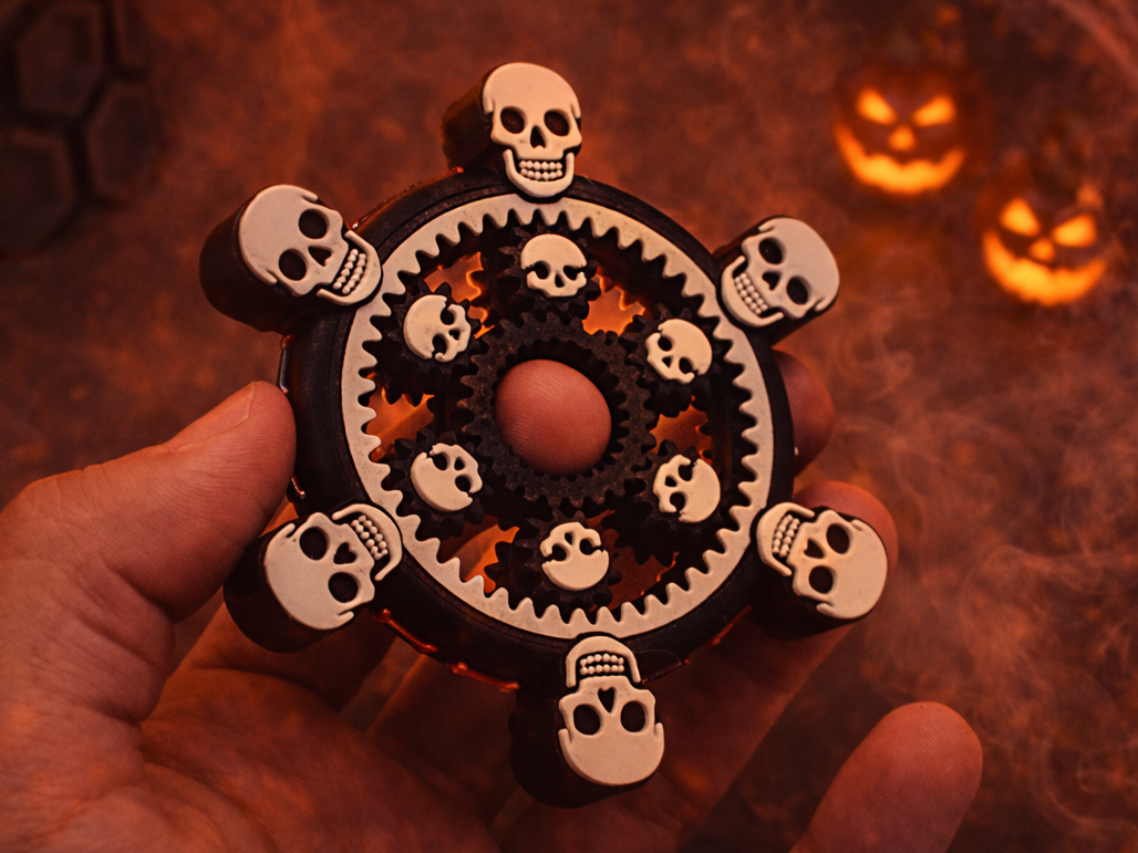 Skull Fidget Spiner 