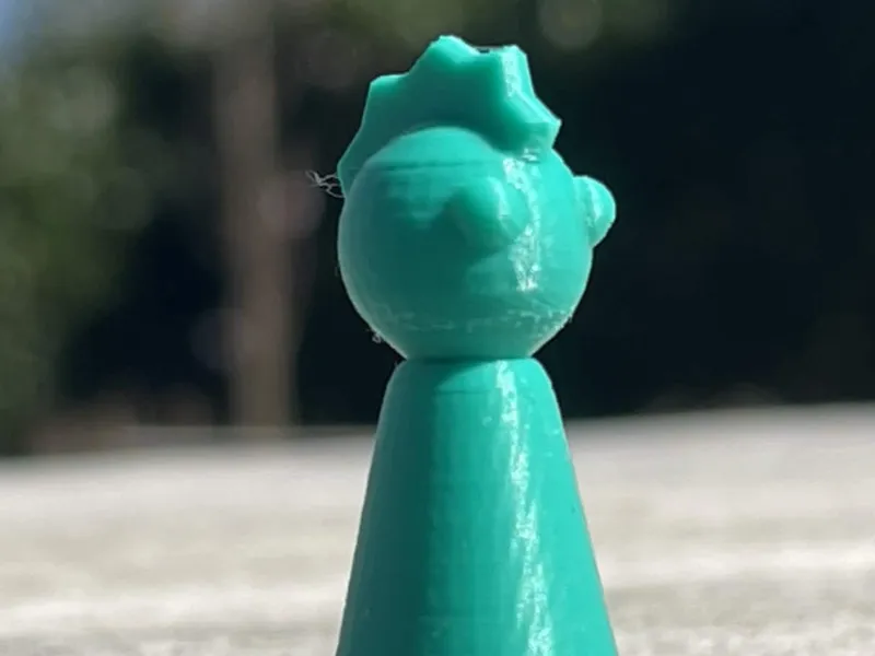 Simple Game Figure with cute Mohawk 