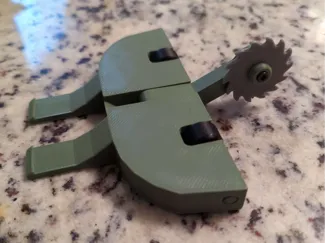 Hammer Saw Combat Robot Low Poly
