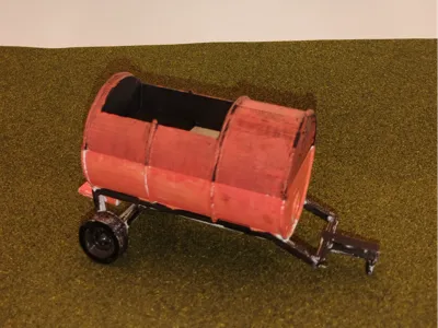 1/16 SCAILE BARREL TRAIN trailer