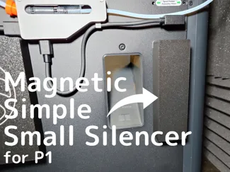Magnetic Simple Small Silencer for P1