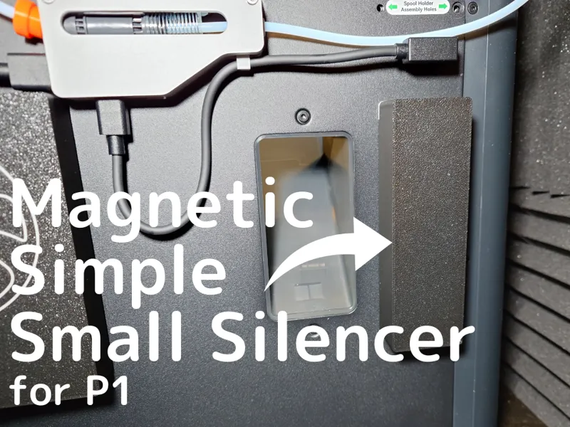 Magnetic Simple Small Silencer for P1