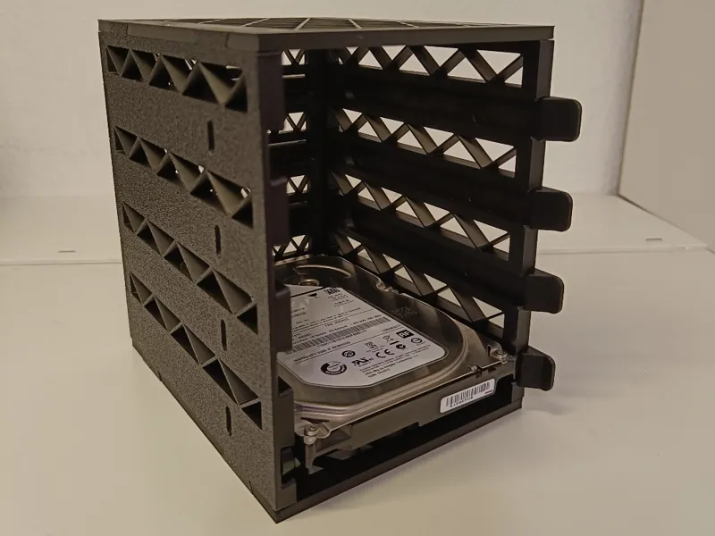 4 Bay HDD-Cage 3.5" with Backplane, JBOD enclosure