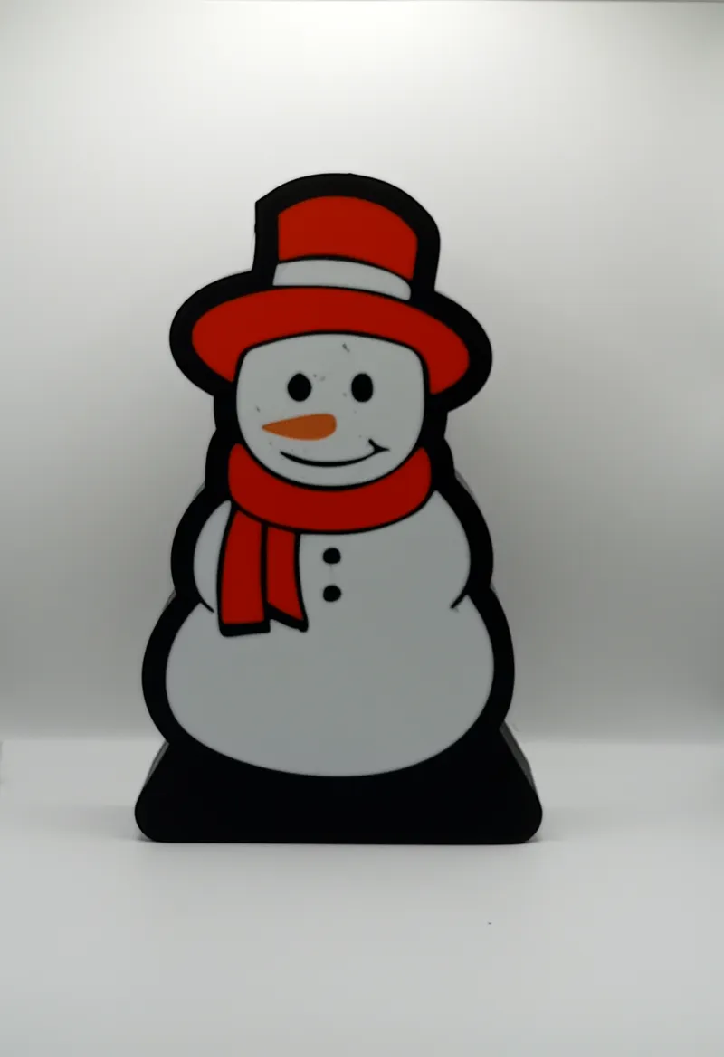 Snowman lightbox