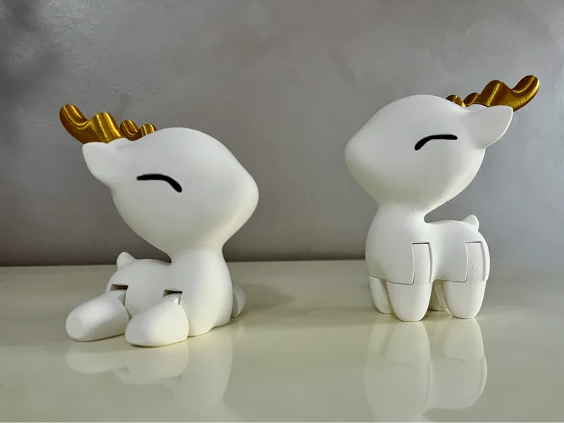 Articulated Christmas Baby Reindeer (NOAMS)