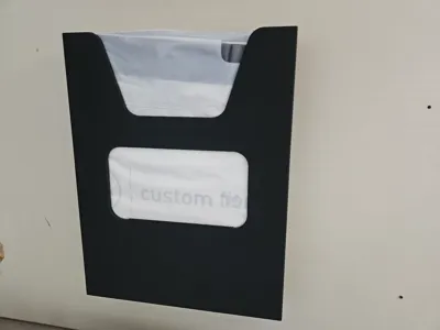 Simple Human trashbag holder